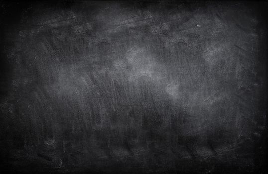 Chalk rubbed out on blackboard