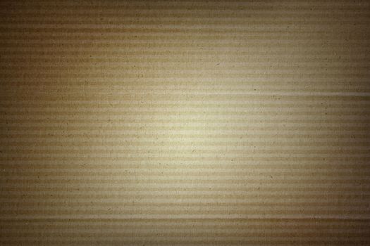 Closeup of lined cardboard texture