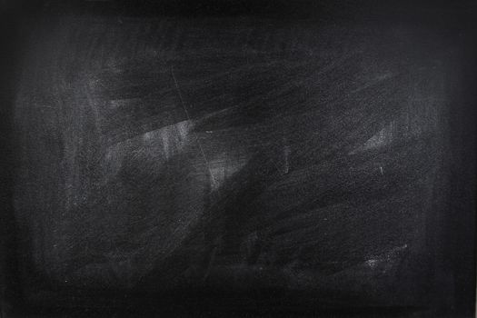 Chalk rubbed out on blackboard