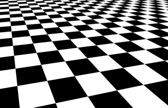 Black-white checkered plane made in 2d software