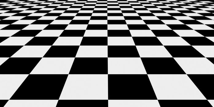 Black-white checkered plane made in 2d software