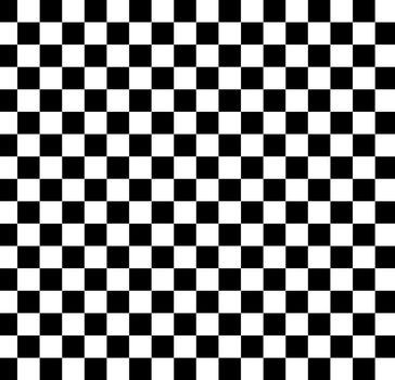 Black-white checkered plane made in 2d software