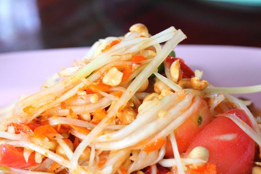 Papaya salad Thai food