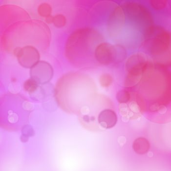Circles on pink color background