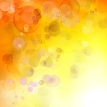 Yellow and orange tone circles background