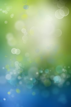 Abstract blue and green tone background