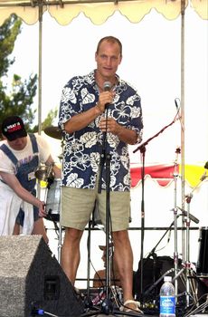 Woody Harrelson at Worldfest LA to help promote Veganism, Animal Rights and other causes. Van Nuys 07-30-00
