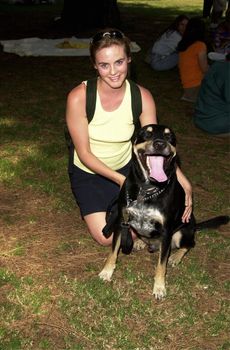 Alicia Silverstone at Worldfest LA to help promote Veganism, Animal Rights and other causes. Van Nuys 07-30-00