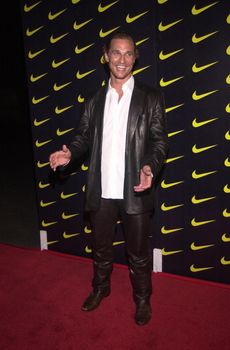 Matthew McConaughey at a party honoring two-time Tour de France winner Lance Armstrong in Beverly Hills. 07-27-00