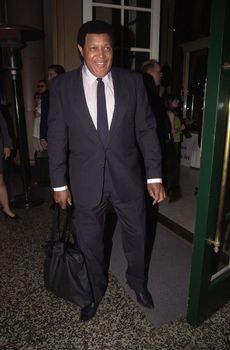 Chubby Checker at Heal the Bay's "Bring Back The Beach" benefit to help clean up L.A.'s beaches. Beverly Hills, 06-14-00