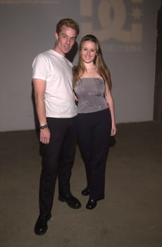 James Marsters and date at Rolling Stone's night of new music party, Hollywood, 06-09-00