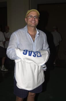 Joe Pantoliano at a meeting of SAG and AFTRA where members showed their support for the strike against the advertising industry. Sag/Aftra headquarters, 06-13-00