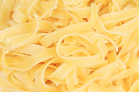 Tagliolini close up. Macro. A whole background.