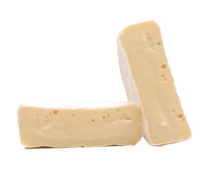 Piece of camamber. Isolated on a white background.