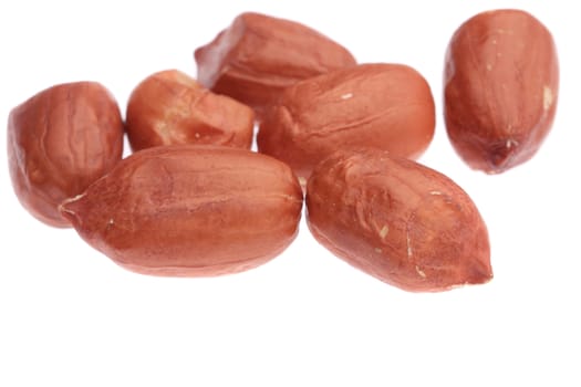 Peanuts. Isolated on a white background.