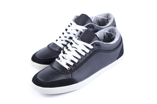 close up of sport shoes. isolated on the white background.