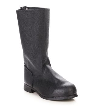 black boot men . isolated on a white background