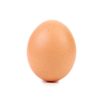 Brown egg. isolated on a white background
