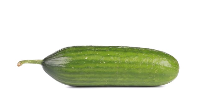 close up of cucumber. isolated on a white background