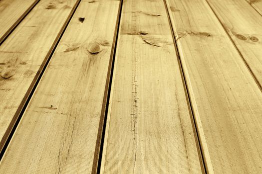 Closeup of wooden floor boards