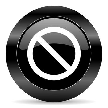 black circle web button on white background