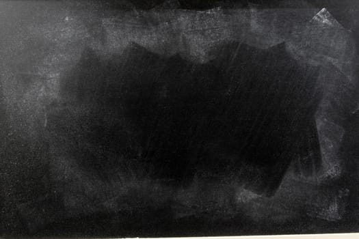 Chalk rubbed out on blackboard