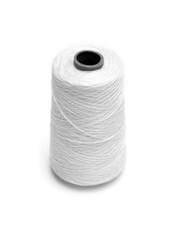 spool white thread on white background