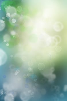 Abstract blue and green tone background