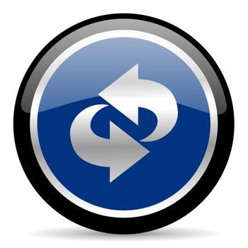 blue web button