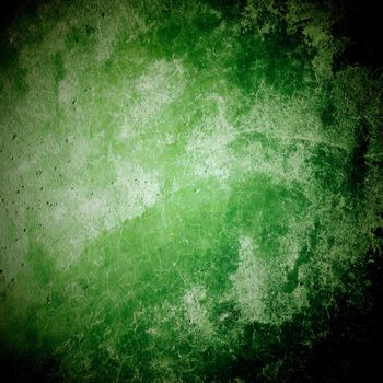 Abstract grunge green wall for background