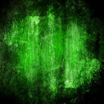 Abstract green grunge wall for background