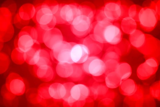 Defocused abstract red christmas background
