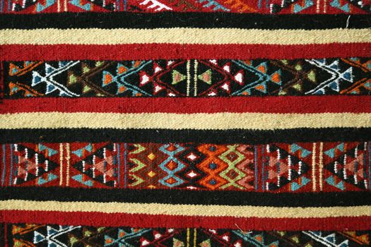 Tunisian berber's carpet style - margoum