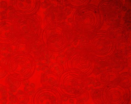 red abstract background with circles