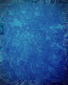 blue abstract background with circles