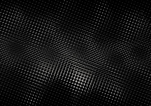 black abstract background with metal dots