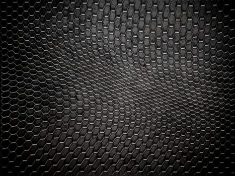 black abstract background  wiyh honeycomb