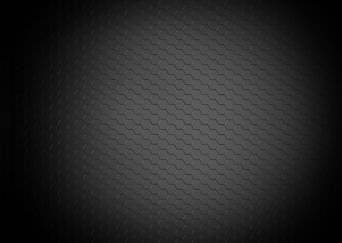 grey hexagons grid background