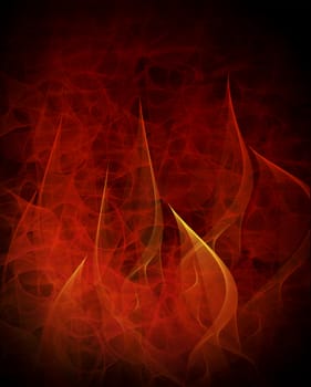 burning abstract background