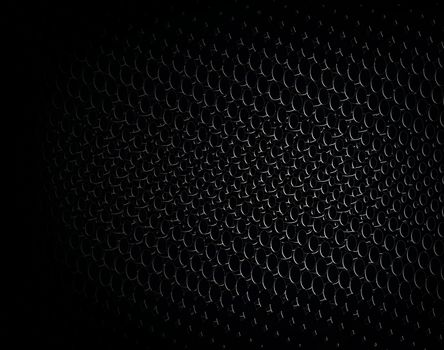 black abstract background with metal dots 