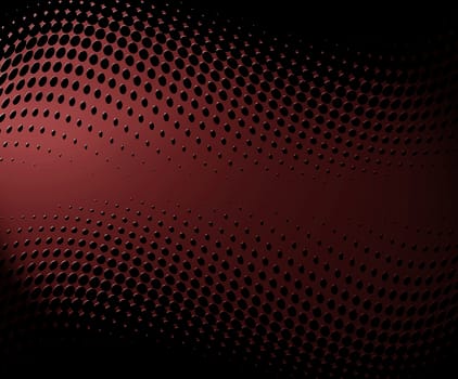 red  abstract background with metal dots