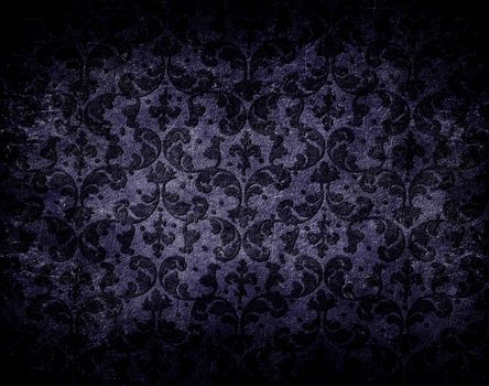 abstract stone background with floral pattern