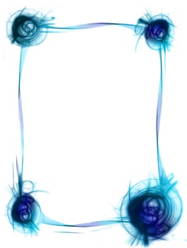 blue frame