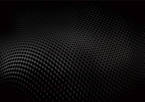 black abstract background with metal dots