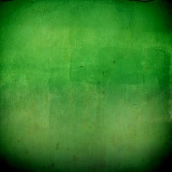 Abstract grunge green wall for background 