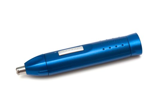 electric razor for the nose and ears on a white background