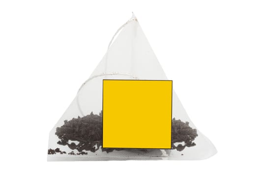 Tea in bags on a white background