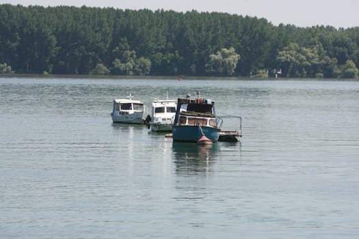 boats on the river cruise boat on the river boats anchored