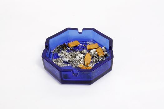 Many cigarette smoked in the crowd, in many countries, smoking is prohibited and encourages a healthy lifestyle and cessation of smoking