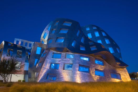 LAS VEGAS - NOV 24 : The Cleveland Clinic Lou Ruvo Center for Brain Health in downtown Las Vegas Nevada on November 24 2013 , the modern building designed by the architect Frank Gehry 